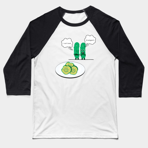 Pickle Drama Baseball T-Shirt by Atlas Sage Apparel